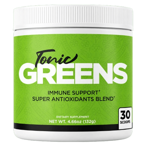 Tonic Greens Supplement Bottle
