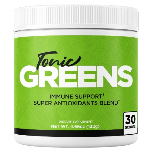 Tonic Greens Supplement Bottle